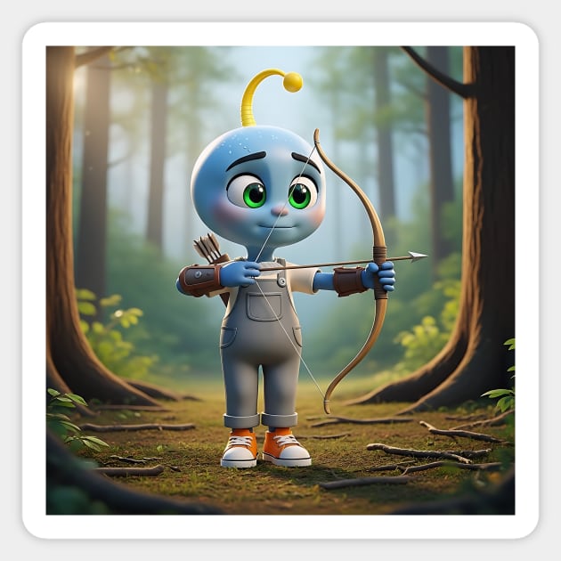 Tiko Blue - Precision Guide Sticker by Marco Pinhal